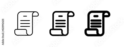 Editable scroll, script, literature vector icon. Part of a big icon set family. Perfect for web and app interfaces, presentations, infographics, etc