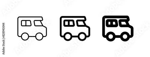 Editable recreational vehicle vector icon. Vehicles, transportation, travel. Part of a big icon set family. Perfect for web and app interfaces, presentations, infographics, etc