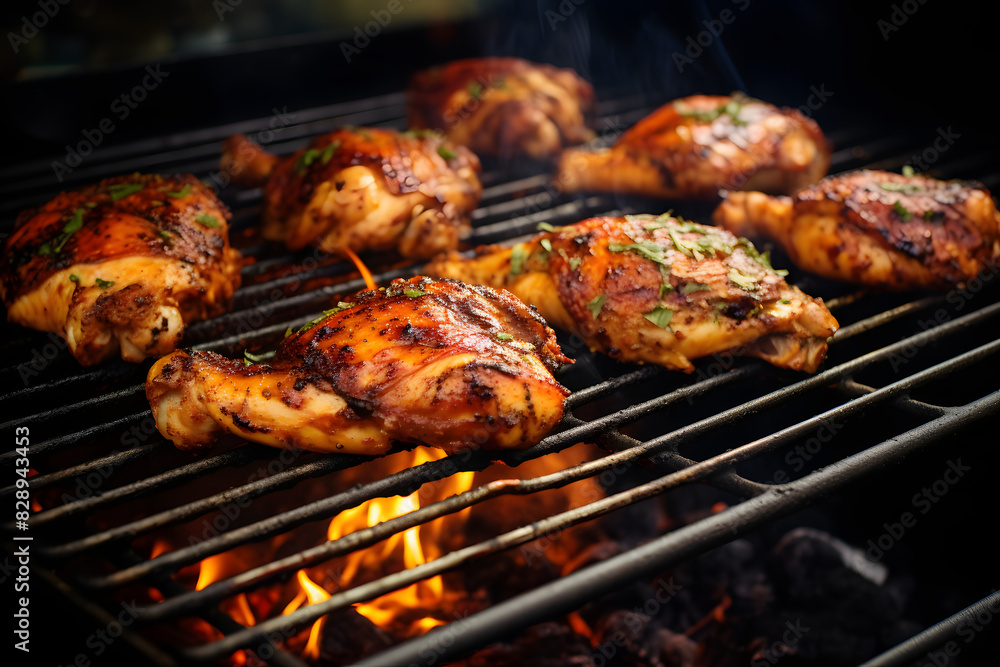 chicken on the grill, chicken onn the grill food, grill