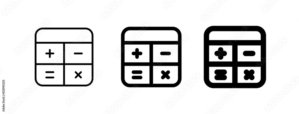 Editable calculator vector icon. Part of a big icon set family. Finance, business, investment, accounting. Perfect for web and app interfaces, presentations, infographics, etc Editable calculator vector icon. Part of a big icon set family. Finance, business, investment, accounting. Perfect for web and app interfaces, presentations, infographics, etc
