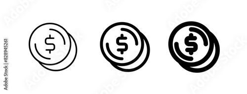 Editable coin change vector icon. Part of a big icon set family. Finance, business, investment, accounting. Perfect for web and app interfaces, presentations, infographics, etc