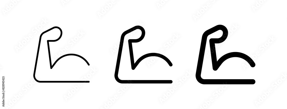Editable muscular hand vector icon. Part of a big icon set family. Perfect for web and app interfaces, presentations, infographics, etc Editable muscular hand vector icon. Part of a big icon set family. Perfect for web and app interfaces, presentations, infographics, etc