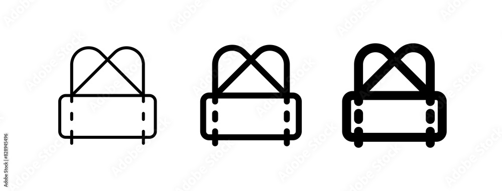 Editable duffel bag, gym bag vector icon. Part of a big icon set family. Perfect for web and app interfaces, presentations, infographics, etc Editable duffel bag, gym bag vector icon. Part of a big icon set family. Perfect for web and app interfaces, presentations, infographics, etc