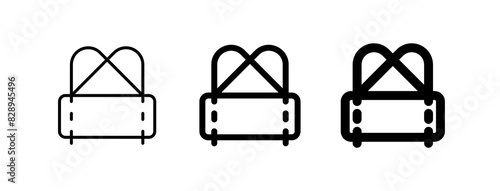Editable duffel bag, gym bag vector icon. Part of a big icon set family. Perfect for web and app interfaces, presentations, infographics, etc