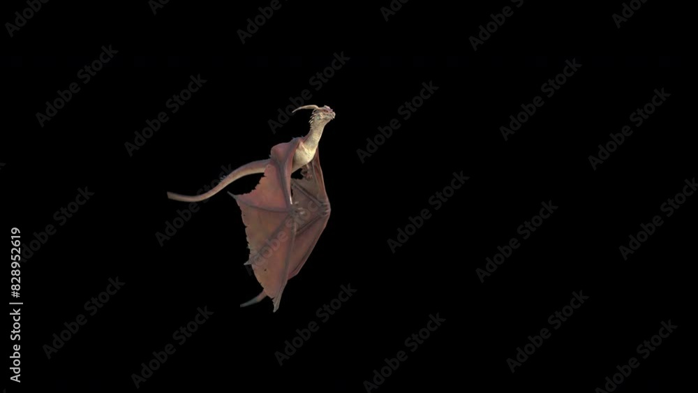 Flying and Roaring Fantasy Dragon Pack

Animation of a flying and roaring fantasy dragon in 4K. Seamless loop.
Dragon on isolated background. Animation for fantasy backgrounds. 
Use this video in any 