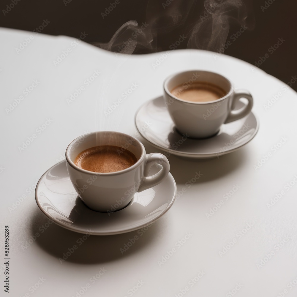 Obraz premium espresso service for two