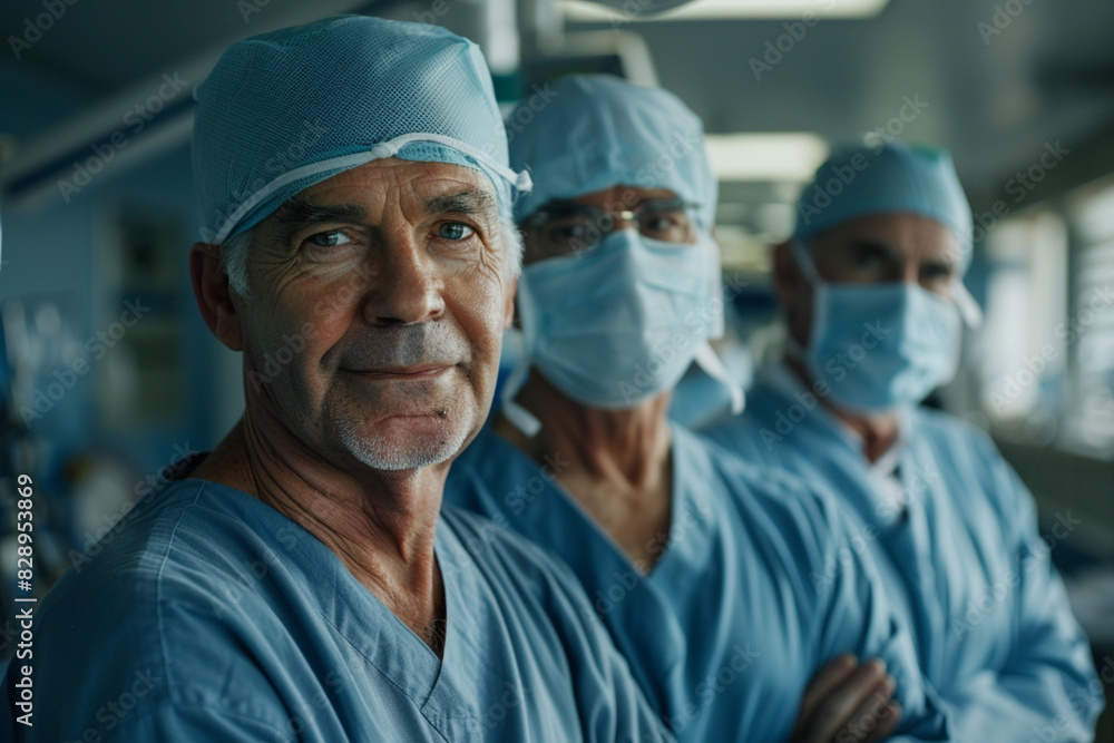 surgeon, portrait of doctors in the hospital surgeon, portrait of doctors in the hospital
