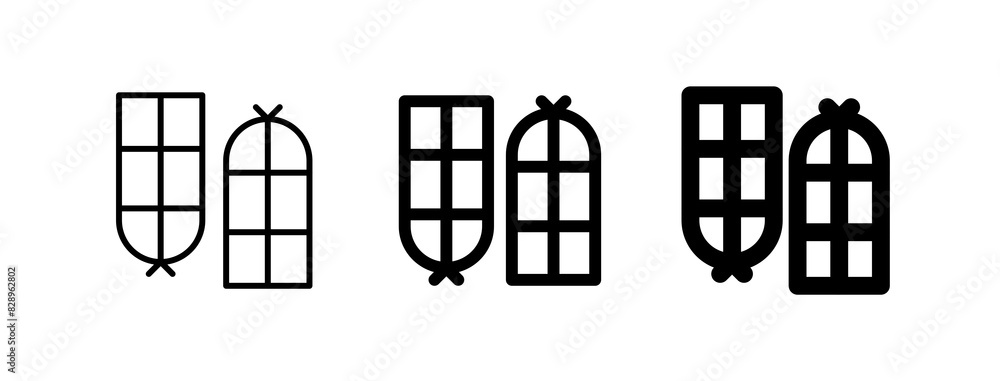 Editable salami vector icon. Part of a big icon set family. Perfect for web and app interfaces, presentations, infographics, etc Editable salami vector icon. Part of a big icon set family. Perfect for web and app interfaces, presentations, infographics, etc