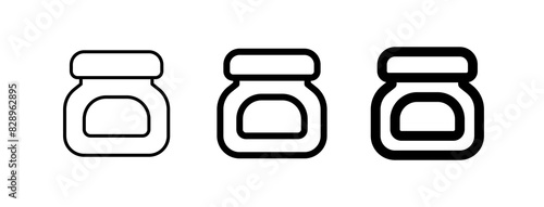 Editable chocolate spread, peanut butter vector icon. Part of a big icon set family. Perfect for web and app interfaces, presentations, infographics, etc