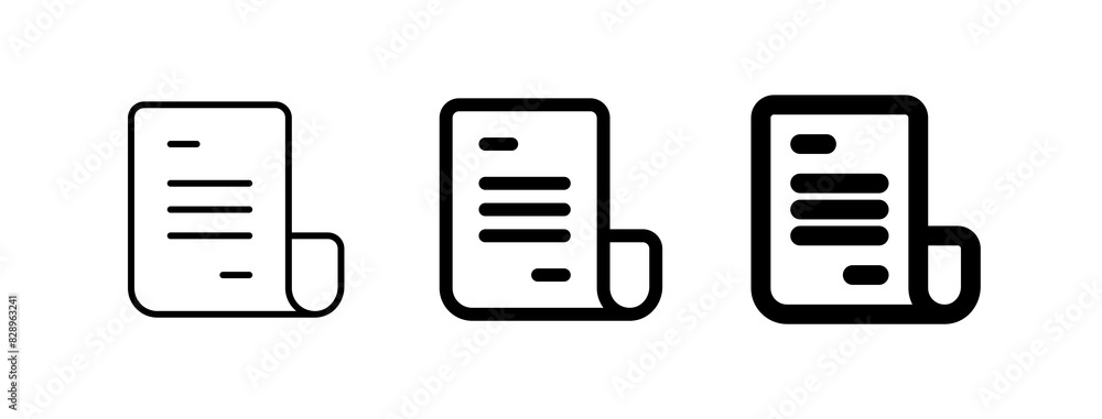 Editable document vector icon. Part of a big icon set family. Perfect for web and app interfaces, presentations, infographics, etc Editable document vector icon. Part of a big icon set family. Perfect for web and app interfaces, presentations, infographics, etc