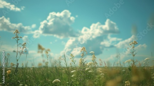 cloud, speed, invisible, in a peaceful meadow, a vision of light and harmony