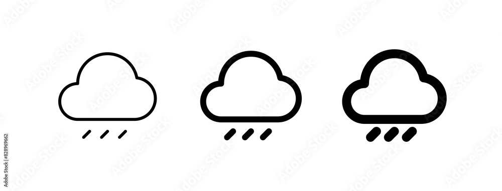 Editable rain, drizzle vector icon. Part of a big icon set family. Perfect for web and app interfaces, presentations, infographics, etc Editable rain, drizzle vector icon. Part of a big icon set family. Perfect for web and app interfaces, presentations, infographics, etc