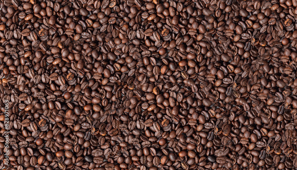 coffee beans background. The texture of coffee beans. coffee beans background. The texture of coffee beans.
