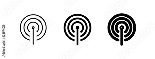 Editable vector wifi hotspot antenna icon. Part of a big icon set family. Perfect for web and app interfaces, presentations, infographics, etc
