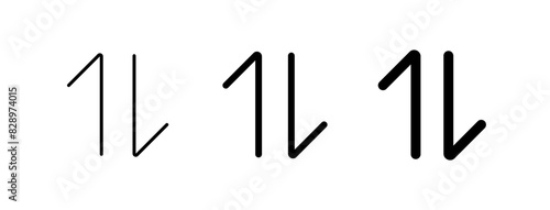Editable vector data transfer arrows icon. Part of a big icon set family. Perfect for web and app interfaces, presentations, infographics, etc
