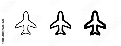 Editable vector airplane mode on icon. Part of a big icon set family. Perfect for web and app interfaces, presentations, infographics, etc
