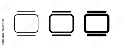 Editable vector ui card, slide icon. Part of a big icon set family. Perfect for web and app interfaces, presentations, infographics, etc