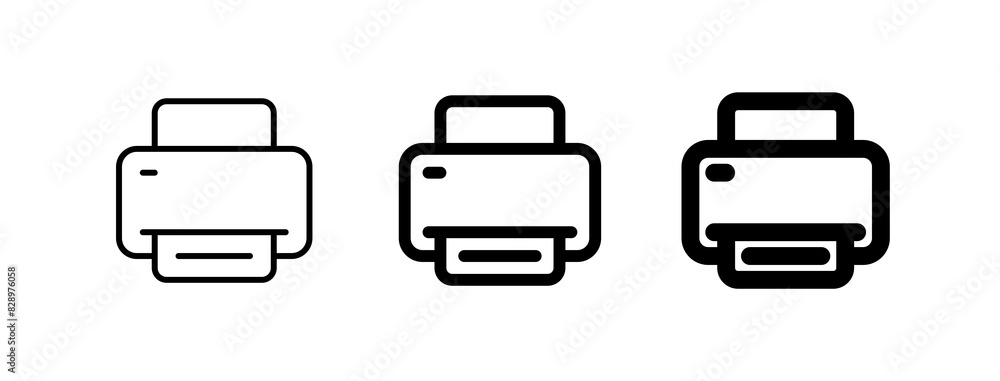 Editable vector print printer icon. Part of a big icon set family. Perfect for web and app interfaces, presentations, infographics, etc Editable vector print printer icon. Part of a big icon set family. Perfect for web and app interfaces, presentations, infographics, etc