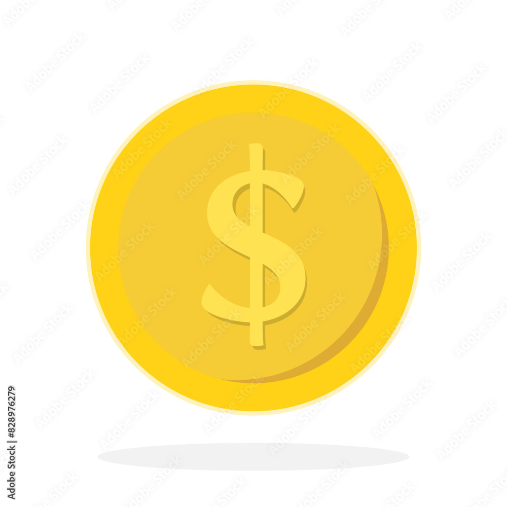 Coins isolated on white background , Vector illustration EPS 10 Coins isolated on white background , Vector illustration EPS 10