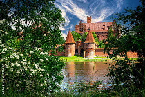 Malbork Castle, capital of the Teutonic Order in Poland	 photo