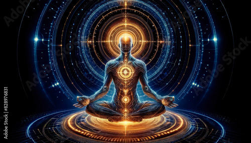 Futuristic Third Eye Awakening: Harnessing Spiritual Energy and Inner Enlightenment - Ai Generated