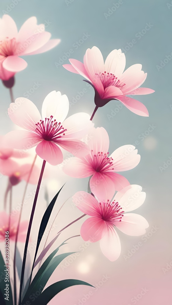 Pink flowers, Floral art, Blooming flowers Pink flowers, Floral art, Blooming flowers