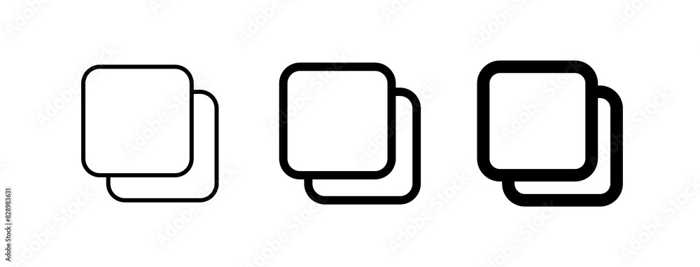 Editable vector copy duplicate layer icon. Part of a big icon set family. Perfect for web and app interfaces, presentations, infographics, etc Editable vector copy duplicate layer icon. Part of a big icon set family. Perfect for web and app interfaces, presentations, infographics, etc