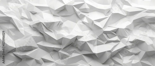 white abstract polygon texture on gray background design header web cover poster art work banner presentation