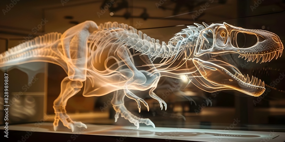 Highresolution lifelike dinosaur hologram projection for immersive ...