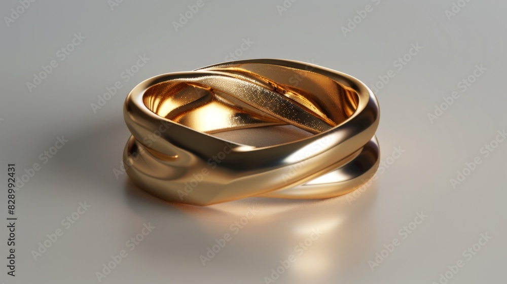 Golden ring. Jewelry luxurious accessory Golden ring. Jewelry luxurious accessory