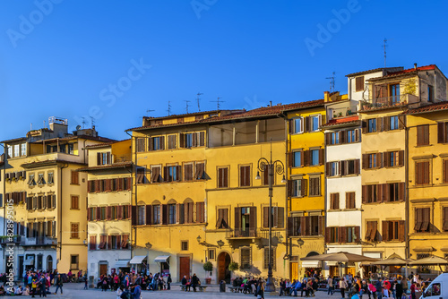 Piazza di Santa Croce, Florence. Italy photo