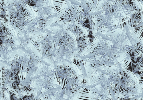 Winter motifs for interiors or fabrics. Winter scenery for camouflage uniforms, covers, scrapbooking, tiles, fashion trends, wallpapers and cards, textiles, backgrounds or textures, etc. Vector