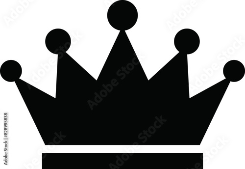 Crown icons template logo vector Crown Stroke with High quality vector isolated on transparent background.