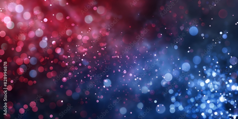 A visually pleasing background with a red and blue bokeh effect symbolizing contrast A visually pleasing background with a red and blue bokeh effect symbolizing contrast
