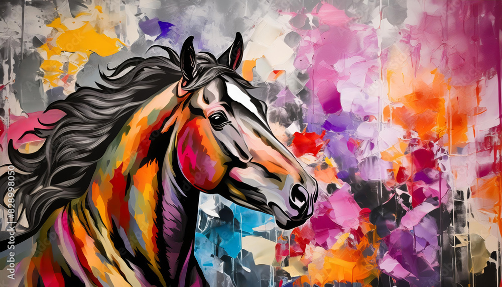 graffiti horse graffiti horse