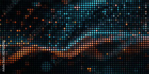 A Multitude of Colorful Transparent Dots Backdrop