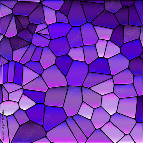 abstract vector stained-glass mosaic background