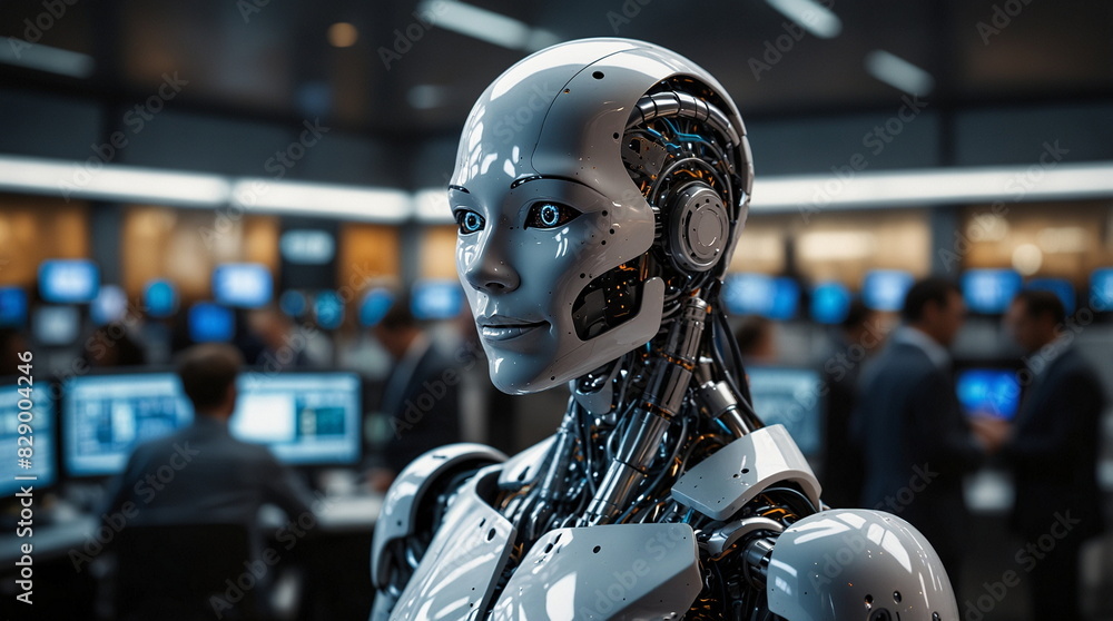 Fototapeta premium robot in action