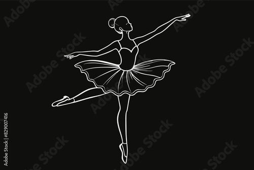 a ballerina in a tutu and skirt, The dancer wore a tutu and skirt, showcasing her elegant and graceful movements.