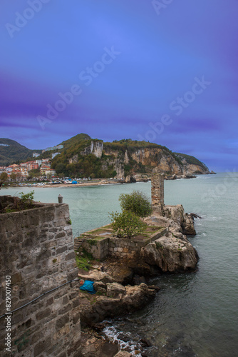 view of the coast of Amasra, Turkey