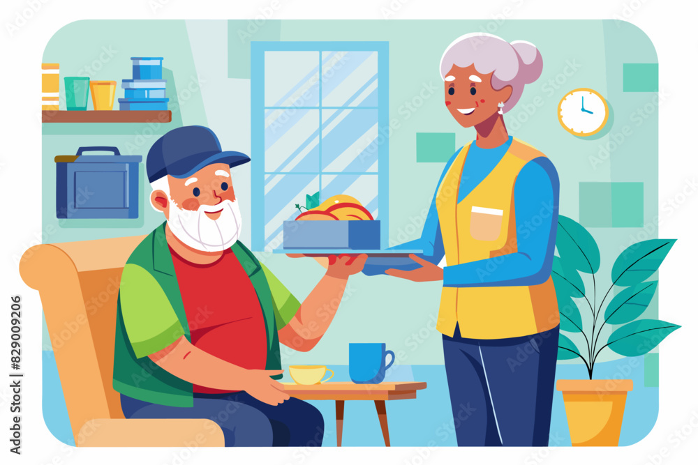 a man and woman are serving food to each other, A man and woman are engaged in serving food to one another. a man and woman are serving food to each other, A man and woman are engaged in serving food to one another.