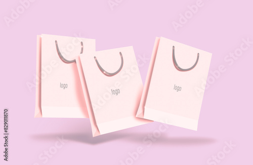 Bolsas promocionales rosa