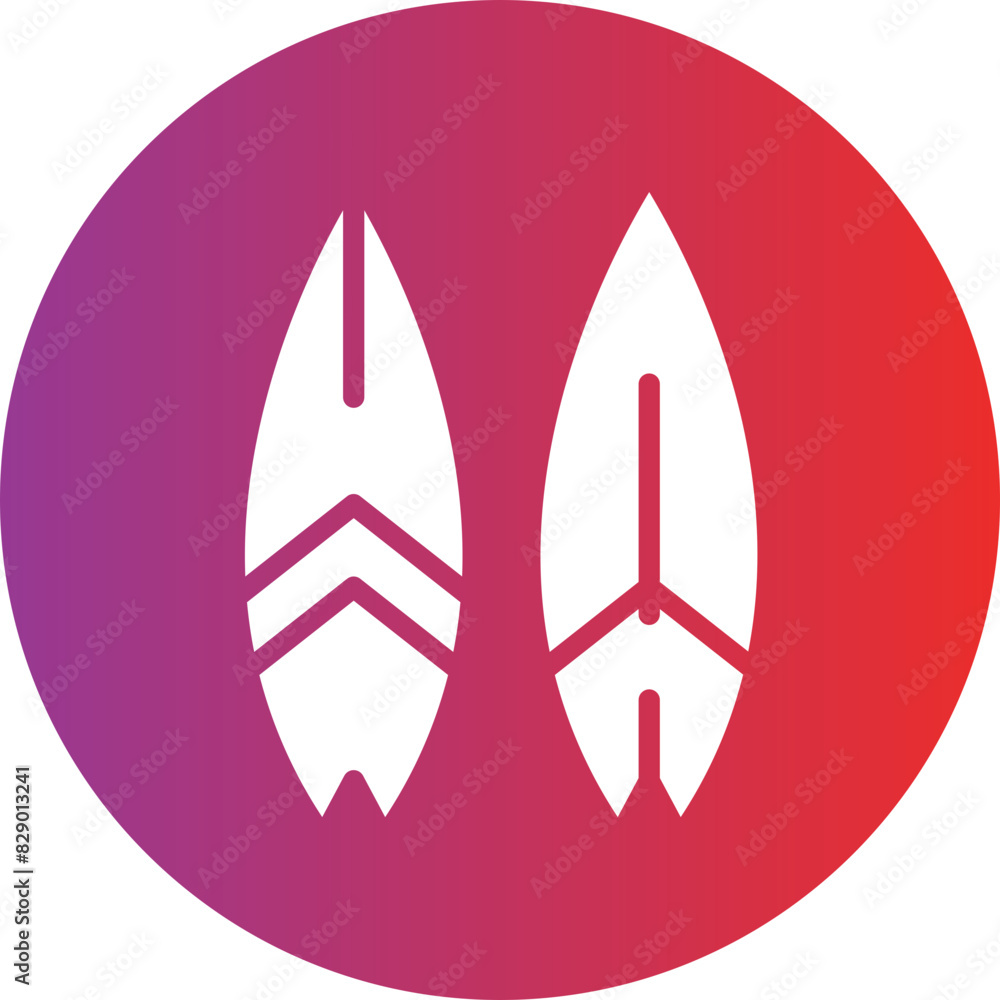 Surfboard Icon Style Surfboard Icon Style