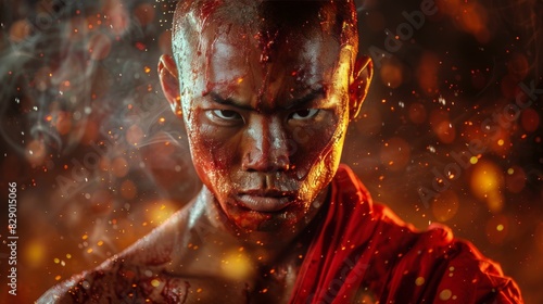 Close Up of Person Wearing Boxing Gloves