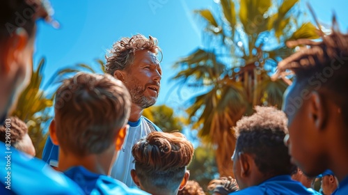 Man Standing in Front of Group of People