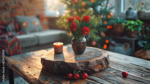 A Cup of Coffee on Wooden Table
