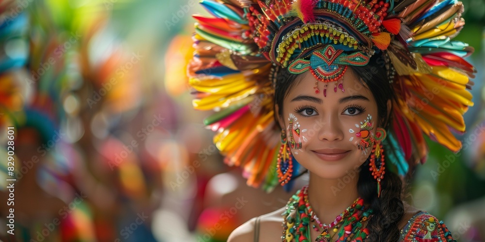 Colorful Traditional Attire Gathering, generative ai Colorful Traditional Attire Gathering, generative ai