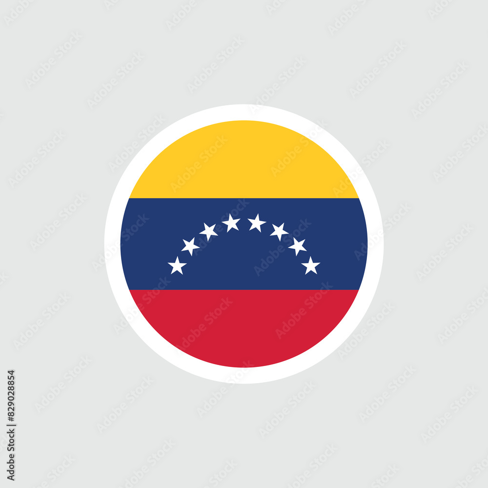 Flag of Venezuela. Venezuelan tricolor with stars. State symbol of the Bolivarian Republic of Venezuela. Flag of Venezuela. Venezuelan tricolor with stars. State symbol of the Bolivarian Republic of Venezuela.