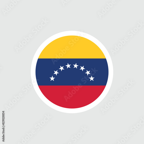 Free Download Flag of Venezuela. Venezuelan tricolor with stars. State symbol of the Bolivarian Republic of Venezuela. - GFXLoad