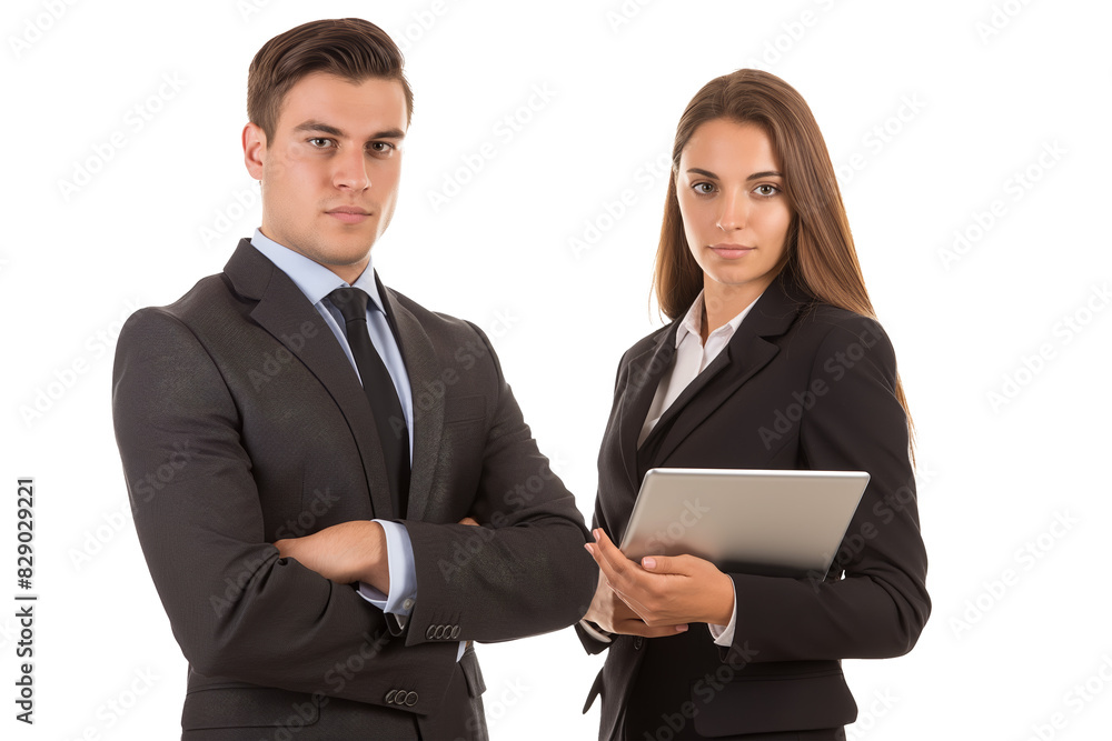 Confident Business Professionals Standing Together Confident Business Professionals Standing Together